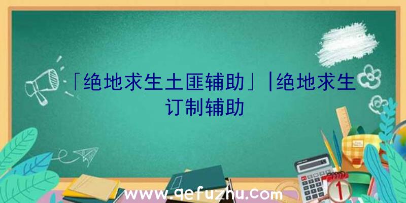 「绝地求生土匪辅助」|绝地求生订制辅助